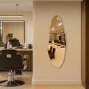 Ver imagem 2 de Espelho Orgânico 70x30 E05 Decoração Lapidado Design Moderno Luxo Closet Quarto Sala Banheiro