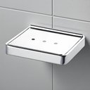 Ver imagem 1 de Saboneteira Inox Parede Saboneteira Banheiro Kit Cromado
