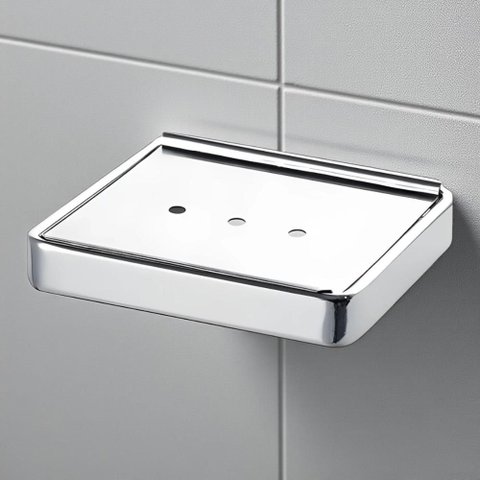 Saboneteira Inox Parede Saboneteira Banheiro Kit Cromado