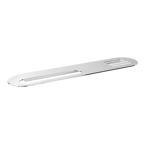 Prateleira e Toalheiro para Banheiro Alto Brilho Agata Grego Metal 60cm