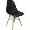 Kit 3 Cadeiras Charles Eames Eiffel Wood Design - Preta - 5