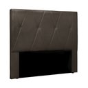 Ver imagem 5 de Cabeceira Para Cama Box King Aquilla 195cm Veludo - SSX Multicoisas Spezzia Marrom