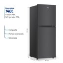 Ver imagem 3 de Geladeira Refrigerador Compacto Hq Defrost 140 Litros Preta Hq-140RDF