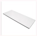 Ver imagem 1 de Prateleira Decorativa 80x30cm sem Suporte em MDF Branca para Sala, Quarto, Cozinha, Escritório