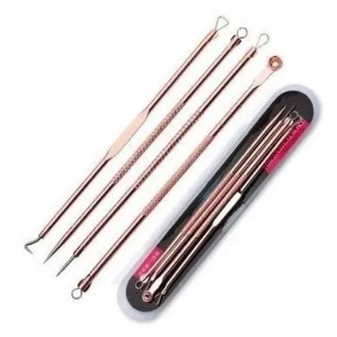 Removedor de Cravos e Espinhas Profissional Kit Inox