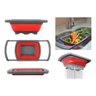 Escorredor Retrátil Macarrão Salada Multiuso Silicone 38cm - 3