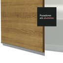 Ver imagem 6 de Armário Aéreo 150 Cm 2 Portas E 2 Nichos Branco/Rustic
