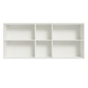 Ver imagem 2 de Armário Aéreo 150 Cm 2 Portas E 2 Nichos Branco/Rustic