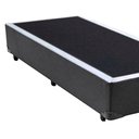 Ver imagem 2 de Cama Box Solteiro Sintético Sereneprime Cinza 88x188x40