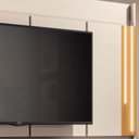 Ver imagem 7 de Estante Painel para TV 75 Pol. Monzane H01 Off White/Cinamomo - Mpozenato
