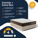 Ver imagem 5 de Cama Box Queen com Colchão de Espuma D33 Double Comfort 158x198x59cm