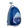 Mochila Rígida Dura Infantil Mala Viagem ABS Shark Tubarão Yins YS21076 - 1