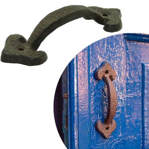 Puxador Rústico Il 6003 - Café - 165x52x54mm