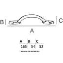 Ver imagem 6 de Puxador Rústico Il 6003 - Café - 165x52x54mm