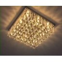 Ver imagem 2 de Lustre para Sala Quarto de Cristal K9 Legítimo 45x45 Cm