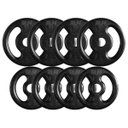 Ver imagem 1 de Combo com 8 Anilhas de Ferro Fundido - 20 Kg