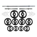 Ver imagem 1 de Kit Completo para Fitness com Anilhas e Barras