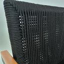 Ver imagem 6 de Banqueta Alta Amélia Premium de Corda Náutica Braços Madeira Bancada Cozinha