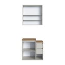 Ver imagem 3 de Conjunto para Banheiro 60cm com Gabinete Suspenso e Espelheira Bologna Art In Móveis