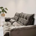 Ver imagem 1 de Sofá Retrátil e Reclinável Articulado Ipanema - 1,60m de Largura e Abertura Grande em Veludo Premium