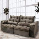 Ver imagem 2 de Sofá Retrátil e Reclinável Articulado Ipanema - 1,60m de Largura e Abertura Grande em Veludo Premium