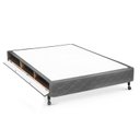 Ver imagem 1 de Cama Box Closet Casal Poli Tecido Gray (138x188x27) - Castor