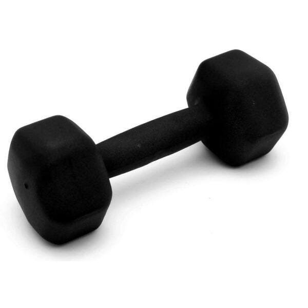 Dumbell Sextado de Ferro Fundido Pintado - 20 Kg