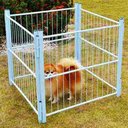 Ver imagem 1 de Casinha Cachorro Cercado Pet Filhotes Cão 4/80cm com Portão