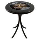 Ver imagem 1 de Mesa de Canto para Cozinha Pequena Madeira Maciça Empório Tambo - Stronger Whiskey - Preto