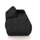 Ver imagem 5 de Sofá Decorativo Living Sala de Estar Bornéu 148cm Pés de Madeira Pu Preto G33 - Gran Belo