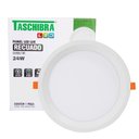 Ver imagem 2 de Kit 4 Painel de Led Redondo Embutir Recuado 24w Bivolt Taschibra 6500k Frio
