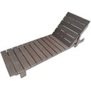 Ver imagem 1 de Espreguiçadeira Madeira Plástica Maciça Marrom para Piscina ou Áreas Abertas 100% Reciclada 1,9m / L