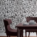 Ver imagem 4 de Papel De Parede Vinílico Lavável Cozinha Gourmet Café Branco