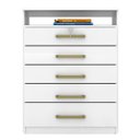Ver imagem 4 de Cômoda Triunfo com 5 Gavetas Branco Demóbile