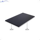 Ver imagem 3 de Kit 4 Prateleira Preta 60X35 Tampo Tabua Mdf Organizadora Decoração Cozinha Quarto Banheiro Sala