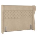 Ver imagem 1 de Cabeceira Cama Box Casal 140cm Trinidad P02 Boucle Bege - Mpozenato
