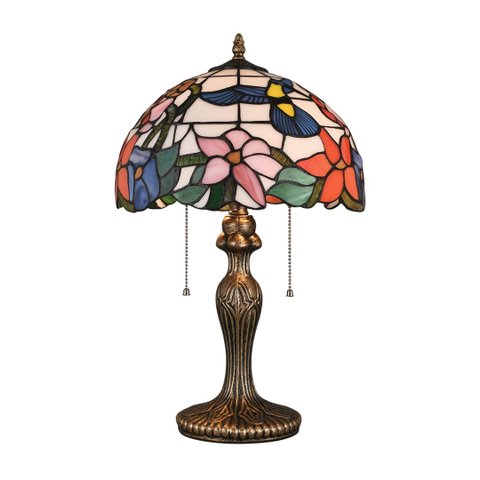 Abajur Tiffany Decorativo a: 48 D: 30