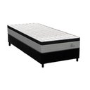 Ver imagem 1 de Cama Box Solteiro: Colchão Molas Ensacadas Orthoflex Masterpocket Titan + Base Black(88x188)