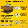 Kit 2 Mesa de Cabeceira Suspensa Com Gaveta e Prateleira Amadeirado - 2