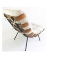 Ver imagem 3 de Poltrona Costela Linho Cru com Puff