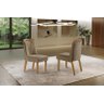 Cadeiras para Mesa de Jantar Estofada - Dallas - Lj Móveis - 1