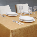 Ver imagem 2 de Toalha de Mesa Jacquard Premium Pequena 100x100 Admirare Elegância Praticidade - Gold