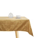 Ver imagem 1 de Toalha de Mesa Jacquard Premium Pequena 100x100 Admirare Elegância Praticidade - Gold