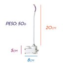 Ver imagem 2 de Kit com 3 Adaptadores para Colocar Pendente em Trilho Eletrificado Branco St189