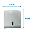 Ver imagem 3 de Suporte Papel Toalha Banheiro Interfolhado Trilha