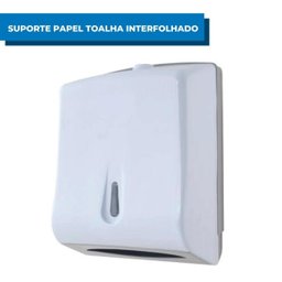 Suporte Papel Toalha Banheiro Interfolhado Trilha - 1