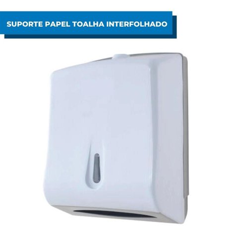 Suporte Papel Toalha Banheiro Interfolhado Trilha