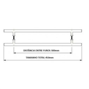 Ver imagem 5 de Puxador Inox Polido Tubular Tipo S 45cm Todas Portas