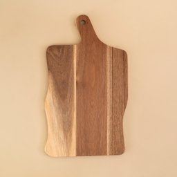 Tábua de Madeira Acácia 43cm de Corte Rústica - Oikos - 5
