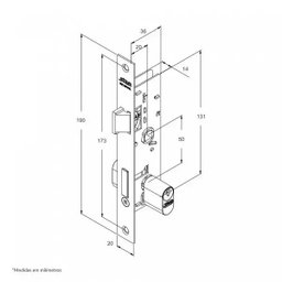 Fechadura Maçaneta Zamac Stam 602/03 - 6
